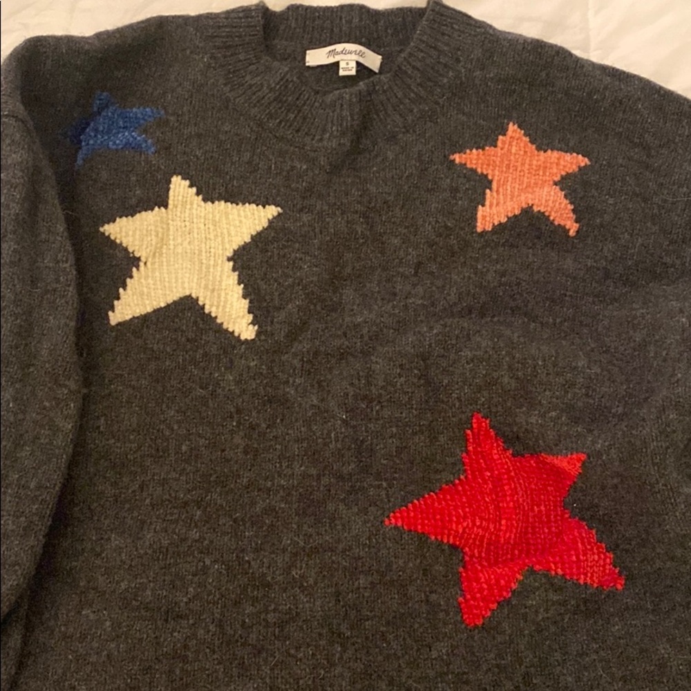 Madewell Star sweater